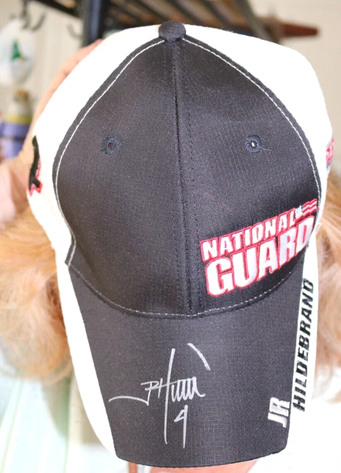 Autographed JR Hildebrand Hat National Guard Indy Car Racing Hat Indy 500 - Image 1 of 4