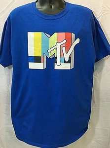 Camiseta original con licencia oficial de MTV azul oscuro varias tallas - Imagen 1 de 3