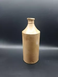 Large Antique Crazed Stoneware Master Ink Bottle 27 cm early 20th century Beige - Picture 1 of 6