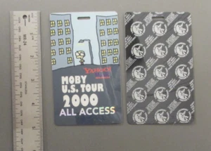 MOBY backstage pass laminated U.S. Tour 2000 ALL ACCESS ! - Picture 1 of 1