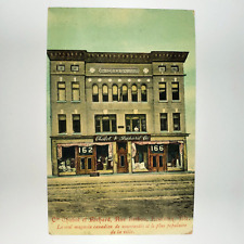 Chabot & Richard General Store Postcard c1908 Lewiston Maine Lisbon Street A4145