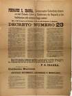 Fernando S Ibarra Broadside Expanding Voting Rights Mexico Decreto Num 23 1919
