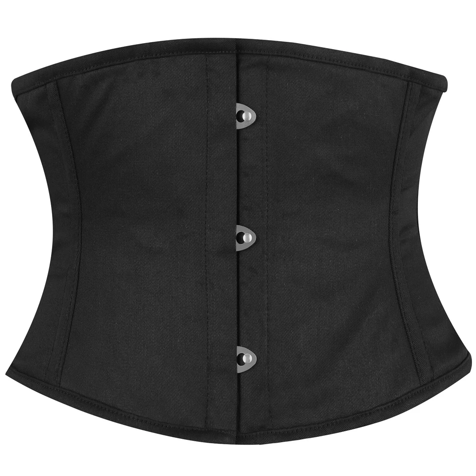 MODA OF LONDON MODA Women's Waist Trainer Cincher Heavy Duty Steel Boned Underbust Cotton # C07