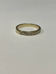 Anello in oro giallo 14kt con diamanti 108402-2 JE - Foto 1 di 6