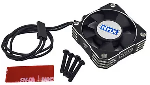 NHX RC 35mm Aluminum Case High Speed 21000 RPM Cooling Fan -Silver/Black - Picture 1 of 4