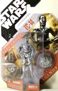 Star Wars Figure MOC-SAGA LEGENDS- (TC-14) -Coin-TAC 30th-NEW BUT OPENED - Picture 1 of 1