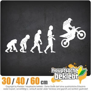 Evolution Motocross Motorrad chf0766  in 3 Größen JDM  Heckscheibe Aufkleber - Picture 1 of 1