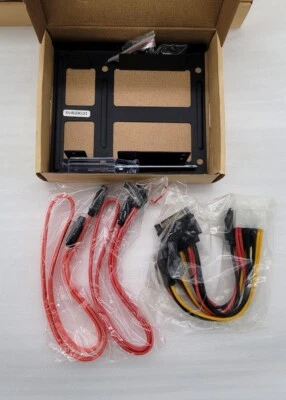 LOT9Inateck 2.5" To 3.5" Hard Drive Internal Mounting Kit W/ Data & Power Cables - Image 1 of 4