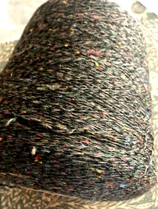 Cone of 2/14 Merino/Alpaca 4ply River Tweed approx 900gms - Picture 1 of 4
