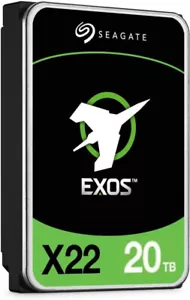 Disque dur de centre de données Seagate EXOS X22 20 To SATA 6 Gbit/s 7 200 tr/min 3,5 pouces ST20000NM004E - Photo 1/4