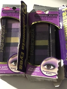 2 Physicians Formula Shimmer Strips Shadow & Liner Fashionista #7565 Any Eye - Picture 1 of 2