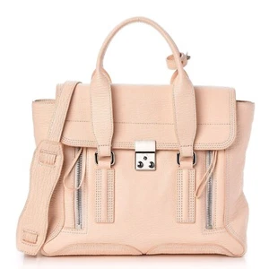 3.1 PHILLIP LIM Textured Calfskin Medium Pashli Satchel Tote Shoulder Bag Blush - Picture 1 of 7