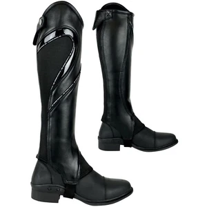 AK Deportivo Suave Grano Completo Cuero Montar a Caballo Media Chapa con Ajuste Ajustado - Imagen 1 de 9