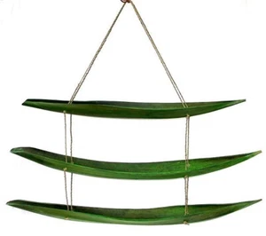Hängeregal Palmregal Badregal  Palmenblatt Palmenregal Regal Badezimmerregal Pal - Bild 1 von 7