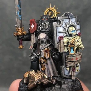 Warhammer 40k erminator Chaplain Tarentu Painted Space Marines Games Workshop - Picture 1 of 4