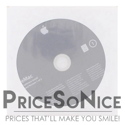 Apple eMac Mac OS X 10.3.3 Install & Restore CD – Original Disc – Panther - Image 1 of 2