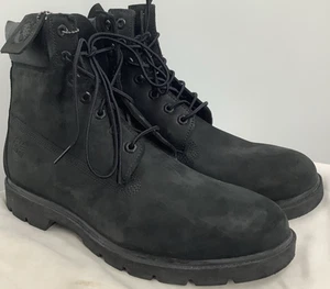 Timberland Hombres 6 Pulgadas Básicas Impermeables Gamuza Nubuck Botas Negras Talla 13 ~19039 - Imagen 1 de 13