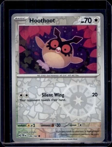 Hoothoot SV05: Temporal Forces Pokémon 126/162 Reverse Holo NM+ - Picture 1 of 2