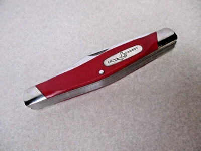 Cuchillos de cuchillo Buck USA rojos 301 Stockman 1992 de colección raros Foto 1 de 4