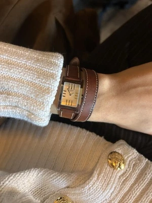 Hermes Tandem TA1.210 Watch Needs Battery Replacement Used - Image 1 of 4