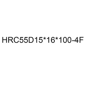 HRC55D15*16*100-4F Fresadora de extremo Carburo sólido 4 taladros de ranura de flauta recubiertos de TiAlN - Imagen 1 de 1