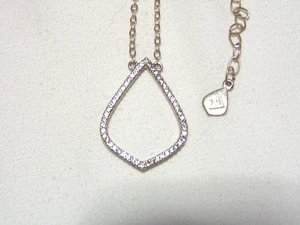 ...SILPADA...Sterling Silver, Crystals Pendant Necklace... - Picture 1 of 7