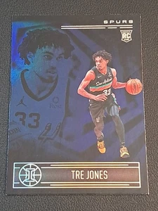 Tre Jones RC Sapphire 2020-21 Panini Illusions #198 Rookie Card Basketball Card - Bild 1 von 2