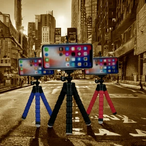 1pc Mini Flexible Sponge Octopus Tripod Compatible w/iPhone- FAST SHIPPING - Picture 1 of 3