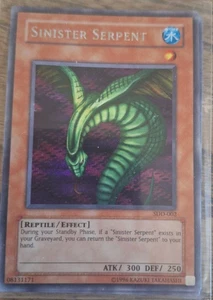 Yu-Gi-Oh Sinister Serpent SDD-002 Limited Holo LP Karte - Bild 1 von 1