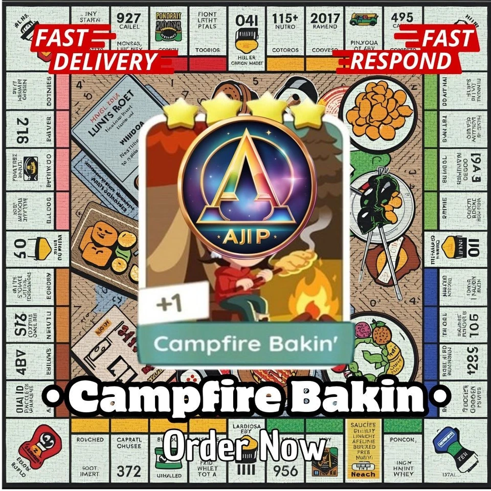 Campfire Bakin 4 Stars Sticker - Bon Appetit Album Set 11 ⚡⚡ fast delivery ⚡⚡ - Image 1 of 1