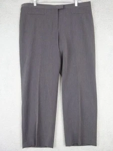 Ruby Rd Womens 16 38x27 Gray Straight Leg Dress Pants - Picture 1 of 6