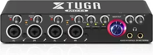 XTUGA 4 Channel Mono - 2 Channel Stereo Audio Interface with 4 mic Preamps - Picture 1 of 8