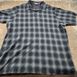 Polo Ralph Lauren Azul Cuadros Manga Corta Polo Golf Camisa XXL 2XL Franela - Imagen 1 de 8