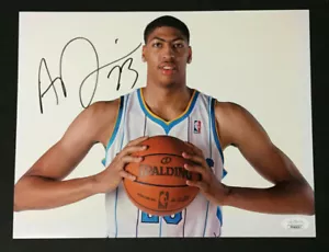 Anthony Davis Pelicans Lakers Signed 8.5x11 photo Mint Rookie Autograph JSA COA - Picture 1 of 6