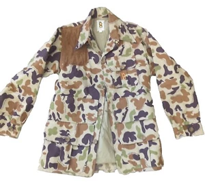 Vintage Ducks Unlimited Bob Allen Hunting Jacket Maynard Reece Camouflage Small - Picture 1 of 18