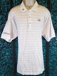 POLO PETER MILLAR SCOTTY CAMERON UOMO XXL ROSA BIANCO CERCHIO T TOUR PGA - Foto 1 di 14