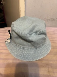 Timberland TB0A2Q6R-L78 Wash Blue Denim Bucket Hat Authentic - Picture 1 of 7
