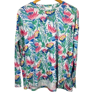 Suéter fino floral para mujer SMITH & QUINN talla XS rosa azul verde Foto 1 de 4