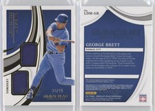 2021 Panini Immaculate Legends Dual Materials /49 George Brett #LDM-GB HOF