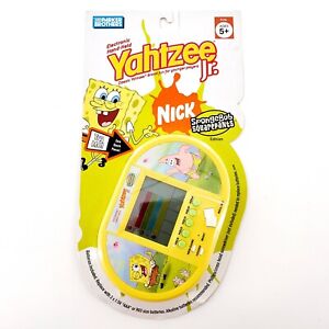 Yahtzee Jr Nick SpongeBob Squarepants Edition Electronic Handheld 2005 Brand New