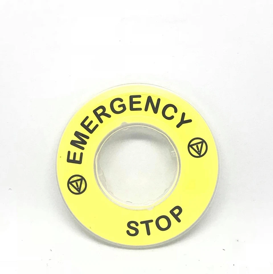 Genuine Schneider Electric - ZBY9320 - EMERGENCY STOP LEGEND - image 1 of 1
