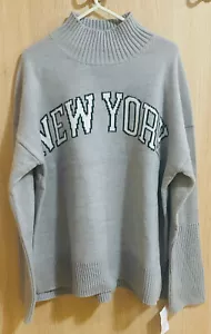 DKNY JEANS New York Knit Knitted Jumper Pullover SIZE M Brand New Without Tags - Picture 1 of 5