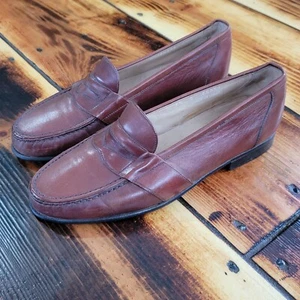 Mocasines de Colección Florsheim Royal Imperial Para Hombre Marrón Hechos en Italia Talla 7.5 D  - Imagen 1 de 21