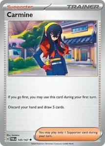 3x Carmine 145/167 Sv06: Twilight Masquerade Regular - Imagen 1 de 1