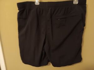 The North Face Hiking Shorts Men's Size XL Black Nylon Athletic Lined