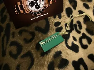 2002 2003 ROLEX DATE 15200 GREEN PRICE TAG GRÜNPREISSCHILD - Bild 1 von 3