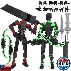 (Assembly Completed) T13 Action Figure Set - 3D Printed Action Figure with We - Picture 1 of 5