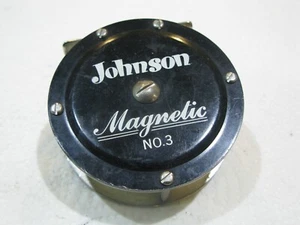 Vintage Johnson Magnetic NO. 3 fly reel Super Clean and working great USA made - Bild 1 von 9