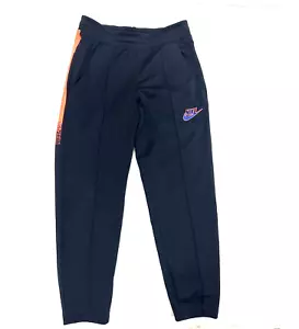 Boys Nike Tracksuit pants, black with stipe of orange on size leg, good conditio - Picture 1 of 5
