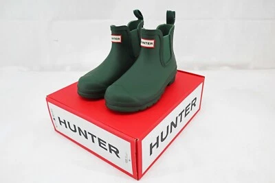 Botas de lluvia impermeables para mujer Hunter originales Chelsea negras nuevas en caja Foto 1 de 4